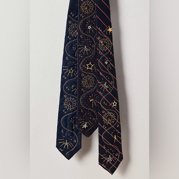 Tricia Fix Accessories - NWT Free People Tricia Fix Embellished Tie - blue - one size / ALL